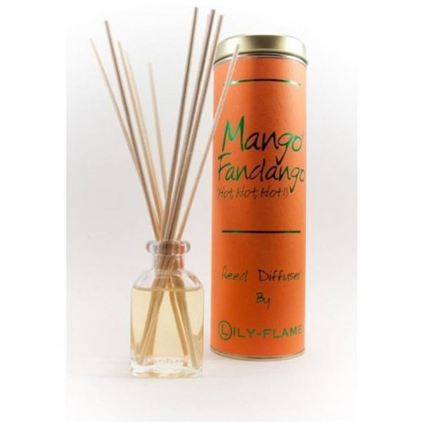 Lily Flame Scented Reed / Room Diffuser - Mango Fandango