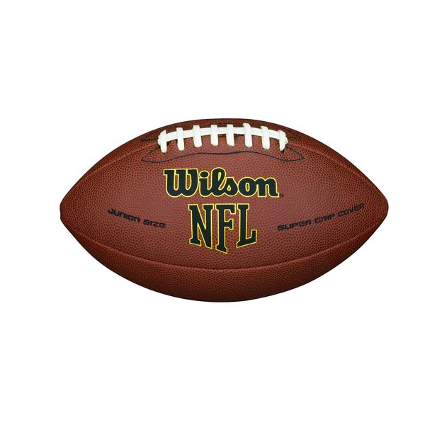 Wilson NFL Super grip Composite Junior Football Brown, Junior (Age 9-12)