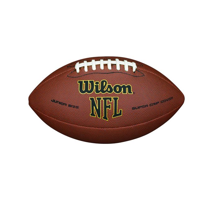 Wilson NFL Super grip Composite Junior Football Brown, Junior (Age 9-12)