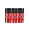 Milwaukee Inkzall Point Markers Fine Black (Pack of 12)