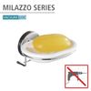 Wenko Milazzo 20882100 Wall-Mounted Soap Holder with Suction Attachment 11.5 x 7 x 17.7 cm