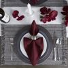 DII Variegated Tabletop Collection, Placemat Set3x19, Gray, 6 Piece