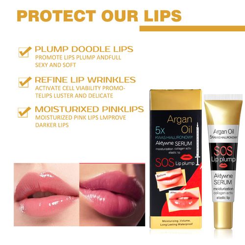Cynamus Lip Plumper, Lip Gloss, Lucidalabbra Rimpolpante, Siero Per La Cura Delle Labbra,Idratante Nutriente, Riduce Le Linee Sottili, Aumenta L'elasticità Delle Labbra
