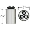 Replacement for GENTEQ 97F9833 Capacitor Motor Run 30/5UF, 370V, 6%, CASE