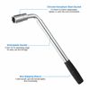 Wrench 4 Way Lug Nut Foldable Adjustable Lug Nut Socket Wheel Tire Change Tool