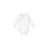 Stellou & friends Baby Bodysuit, 100% Organic Cotton Wrap Bodysuit Set of 3, Cuddly Soft and High-Quality Children's Clothing for Boys and Girls, Long Sleeve & Short Sleeve Bodysuit, Oeko-Tex 100