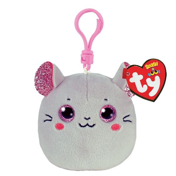Ty Squish a Boos Clip Catnip the Mouse