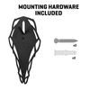 Allen Company EZ Mount Silhouette Skull Peg, Black