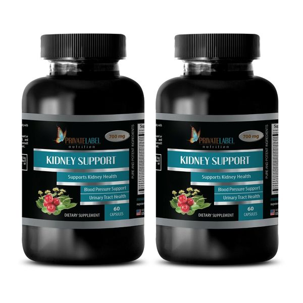 kidney cleanse and detox complex - KIDNEY SUPPORT FORMULA 2 Bottles 120 Capsules