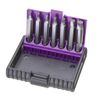 STRAIGHT 19-859 Reverse Tap Set, 7 Pieces, For Hexagonal Holes