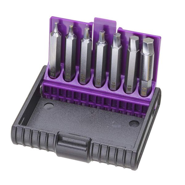 STRAIGHT 19-859 Reverse Tap Set, 7 Pieces, For Hexagonal Holes