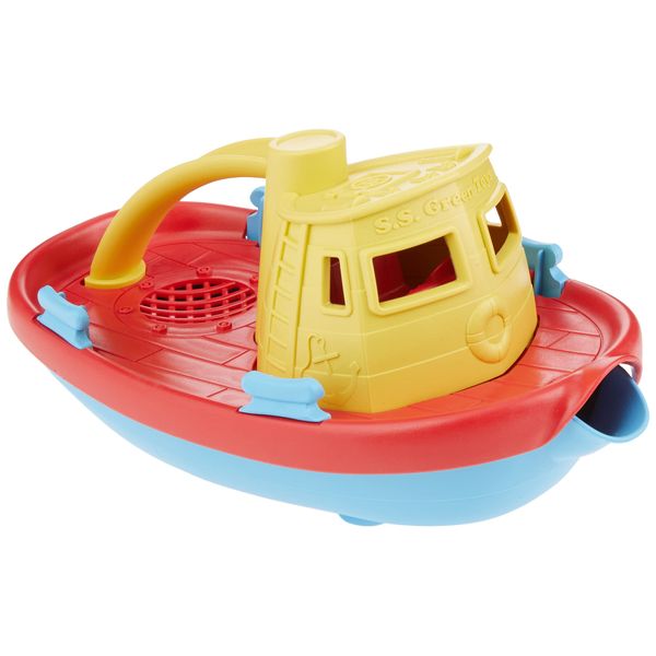 Green Toys Tug Boat Yellow - CB3