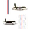 SELECOCO Putter Targeting Line Stickers, 3 Line Design, 2 Pack, White & Clear, Visual Aid, Improve Alignment