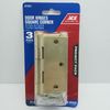 ACE Door Hinges Square Corner   3-1/2"  Satin Brass  #5019912  3 PACK