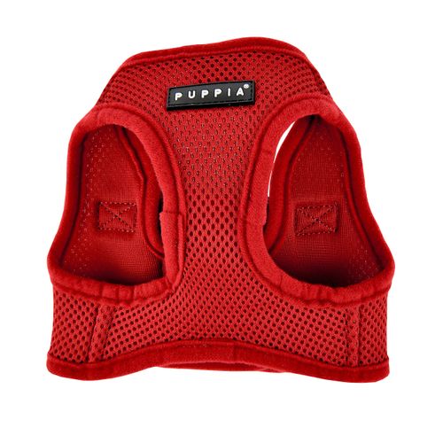 Puppia Dog Harness small dog and medium dog - Soft Vest in many colours - Also usable as Puppy Harness - Anti Pull Dog Lead, Wine Red, S
