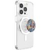 Blue Leaf Flower PopSockets PopGrip for MagSafe