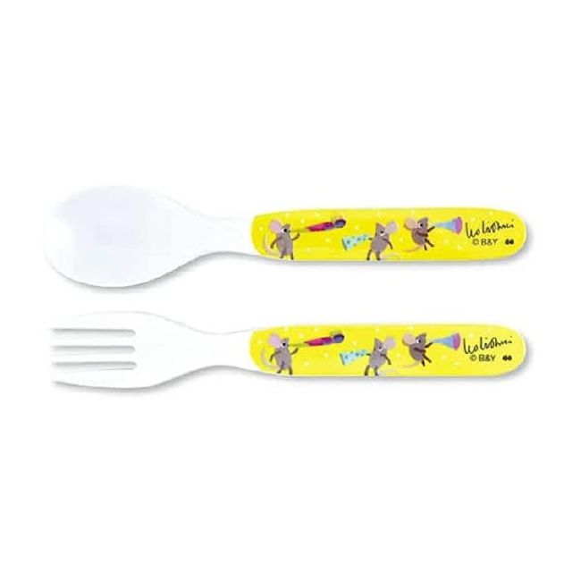 Ken Onishi LLA-550 Leo Leoni LL Melamine Spoon & Fork LEMON GR