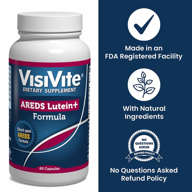 VisiVite® AREDS Lutein+ Eye Vitamin Formula