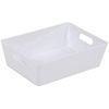 3 x Studio Rectangular Basket 3.01 - Color: White