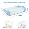 Memory Foam Pillows, Neck Pillow Queen Size Bed Pillow for Sleeping, Ergonomic
