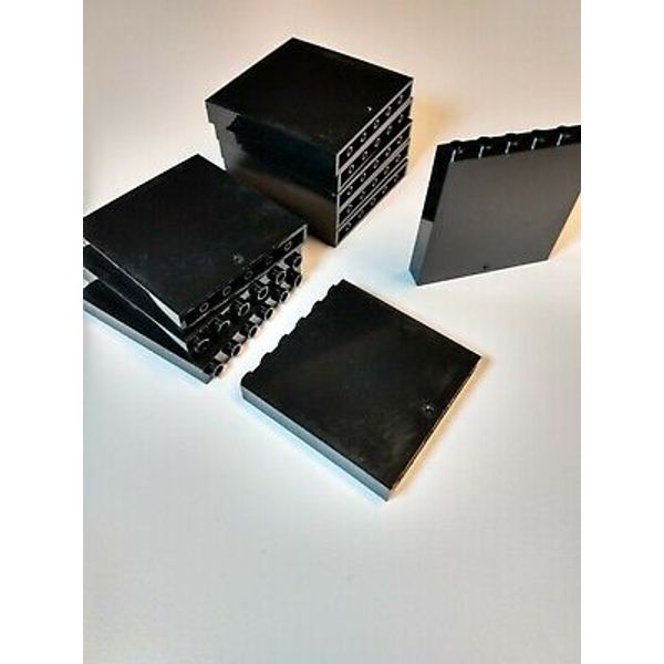 New 1x6x5 Black Wall Panel #59349 — 10 Pieces — Custom & Compatible