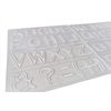 50mm 30mm 20mm Stencils Letters Numbers ALPHABET STENCIL Set