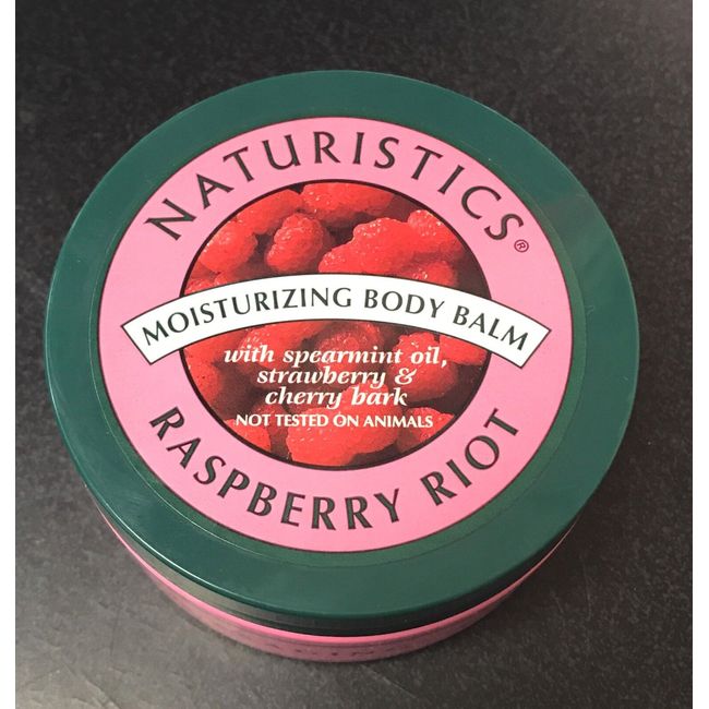 Lot of 12 Naturistics Raspberry Riot Moisturizing Body Balm 6.0 oz / 170 g