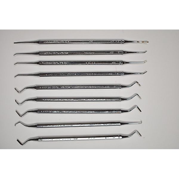 Dental Instruments by American Dental MFG - Includes 9 PCS -Various Types & Uses