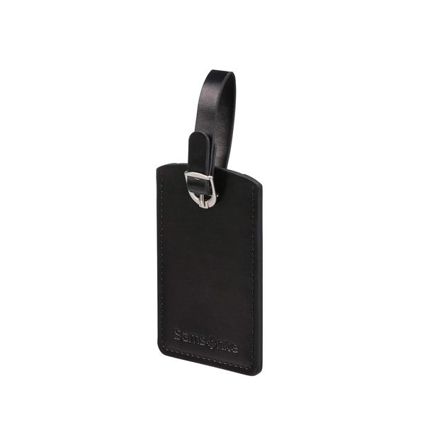 Samsonite Global Travel Accessories Rectangle Luggage Tag, 10.2 cm, Black