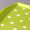 Zeal G200L Mini Serving Tray, Dotty Design 18cm x 14cm Lime