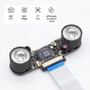 APKLVSR For Raspberry Pi Camera Module, Camera Module for Raspberry Pi with1080p HD Webcam 5MP OV5647, IR LED Lights, for Raspberry Pi 4B/3B/3B+/2B