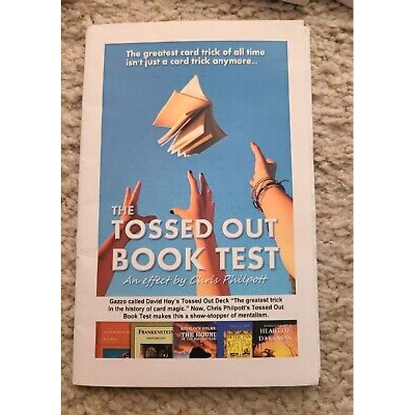 Tossed Out Book Test by Christopher Philpott Magic Trick Mentalism