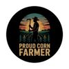 Proud Corn Farmer Corn Farming PopSockets Adhesive PopGrip