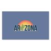 CafePress Arizona Rainbow Rectangle Bumper Sticker Car Decal