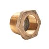 Thrifco 5318056 3/8 inch x 1/8 inch Brass Hex Bushing