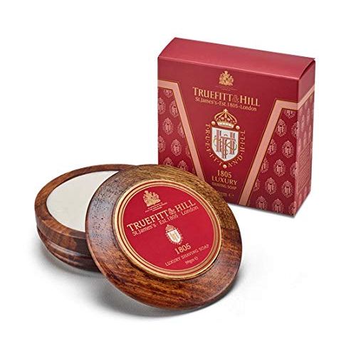 Truefitt & Hill Luxury Shaving Soap in Wooden Bowl- 1805 3.3 ounces