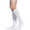 Sigvaris Men’s Motion Cushioned Cotton 360 Closed Toe Calf-High Socks 20-30mmHg - White - Extra Large Long