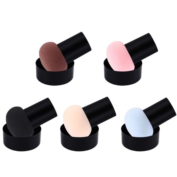 KESYOO Makeup Puff Mushroom Shape Powder Puff Makeup Sponge Set Face Powder Applicator Cosmetic Puff 5 Pcs Set