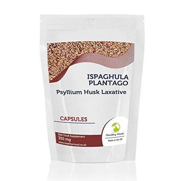 Ispaghula Plantago 350mg Psyllium Husk Laxative 180 Capsules