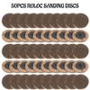 50PCS 2 inch Coarse Surface Conditioning Roll Lock Sanding Discs for Die Grinder