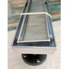 Neodrain 24-Inch Linear Shower Drain w/Tile Insert Grate, 304 Stainless PVC Base