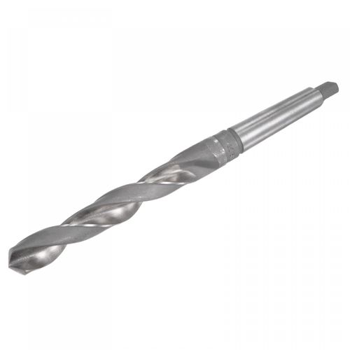 sourcing map 20.5mm High-speed Steel Twist Bit Extra Long Drill Bit with MT2 Morse Taper Shank, 245mm Overall Length