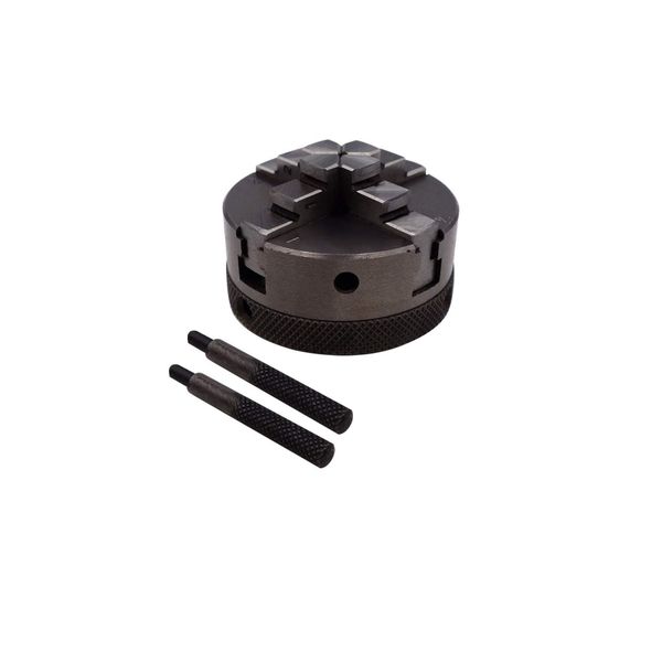 PAULIMOT Mini four-jaw chuck 50 mm centrally adjustable