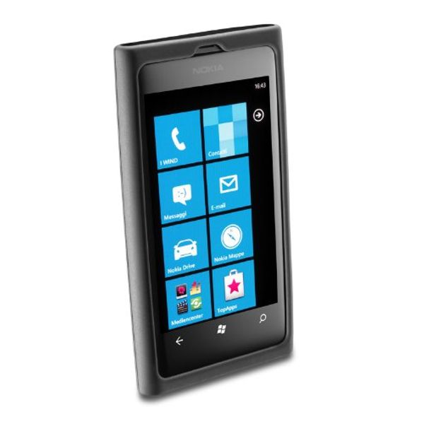 Cellular Line Silikon Case für Nokia Lumia 800 schwarz