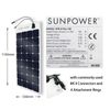 200W Flexible Authentic SunPower Solar Panel Great for Marine, RV and Camping***