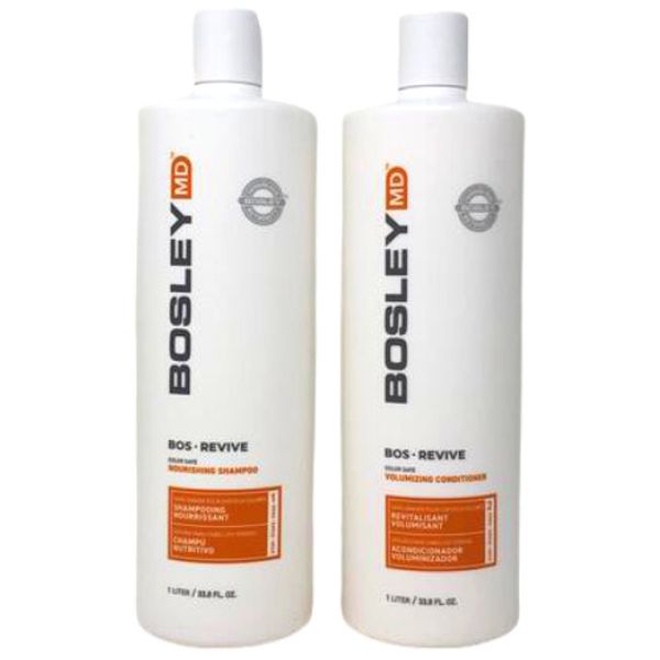 BOSLEY MD BOS-REVIVE Color Safe Shampoo & Conditioner Duo 33.8 oz.