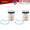 2PCS Engine Fuel Water Separator Filter Kit FS19915 For Fleetguard