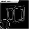 StealthMounts Wipe Holder | 2 Pack | Mounts for Wipe Storage | Made in The UK