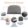Memory Foam Wedge Cushion for Belly Support and Back Pain Relief