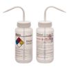 Ethanol Wash Bottle, 500ml - Wide Mouth, Pre-Labeled - LDPE - Eisco Labs